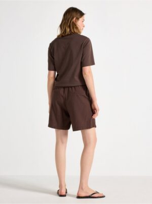 Shorts in linen blend - 3005741-7317