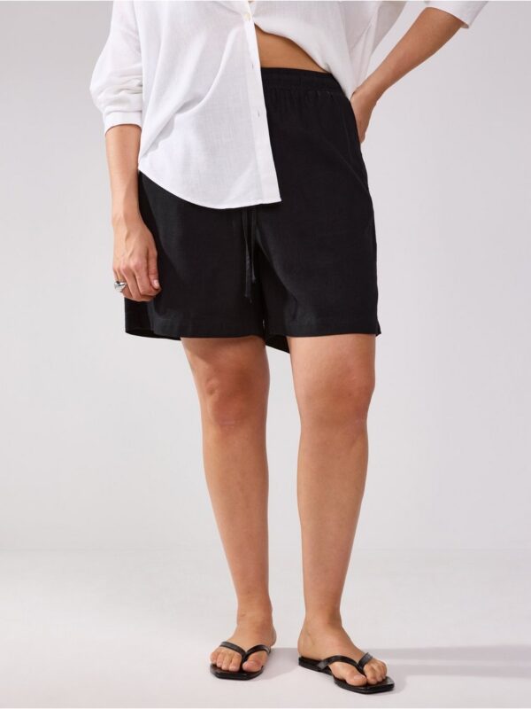 Shorts in linen blend - 3005741-80