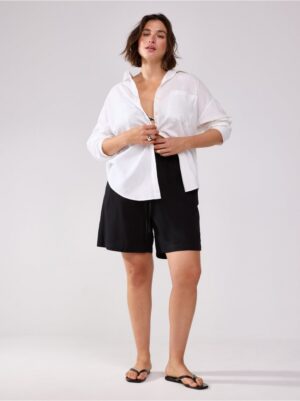 Shorts in linen blend - 3005741-80