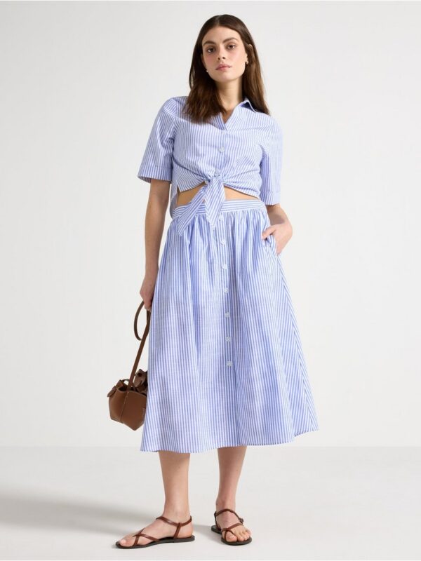Midi skirt - 3005784-7343