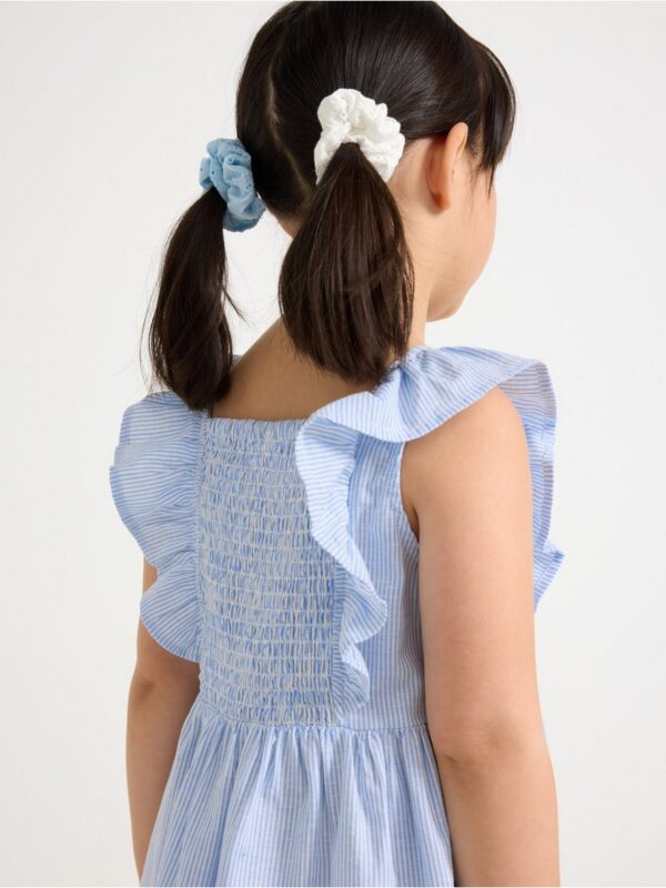 Dress with flounces - 3005902-7483