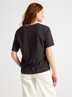 T-shirt with v-neck - 3005988-8117
