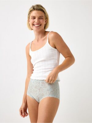 Briefs in lace  with high waist - 3006139-7986