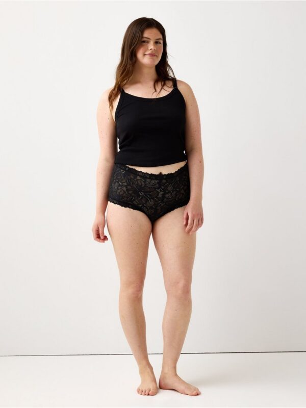 Briefs in lace  with high waist - 3006139-80