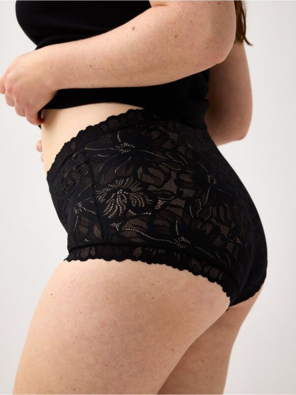 Briefs in lace  with high waist - 3006139-80