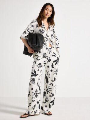 Wide trousers - 3006147-1418
