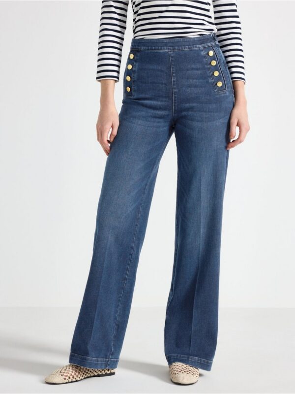 WIDE  jeans with high waist - 3006164-790