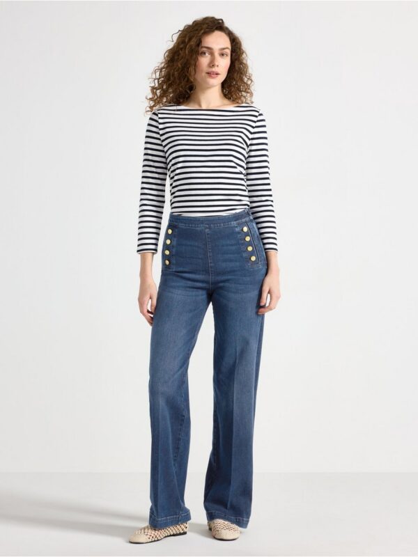 WIDE  jeans with high waist - 3006164-790
