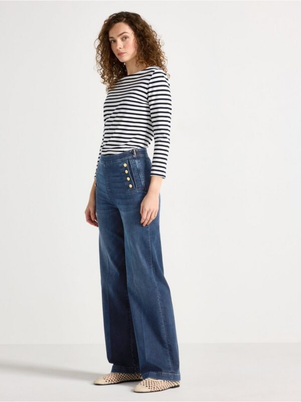 WIDE  jeans with high waist - 3006164-790