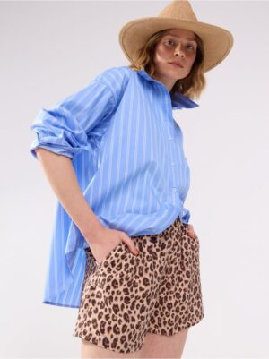 Šorts - mešavina 82% viskoza - Patterned shorts 38