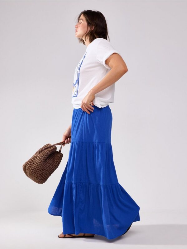 Crinkled maxi skirt - 3006266-6838