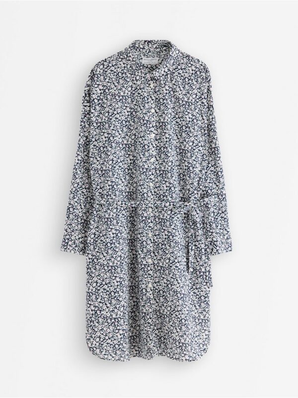 Shirt dress with mini length - 3006339-2150