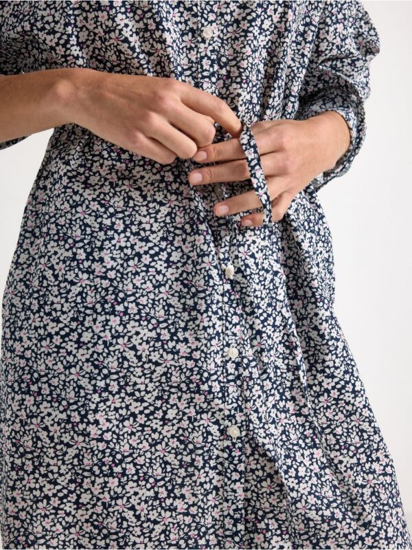Shirt dress with mini length - 3006339-2150