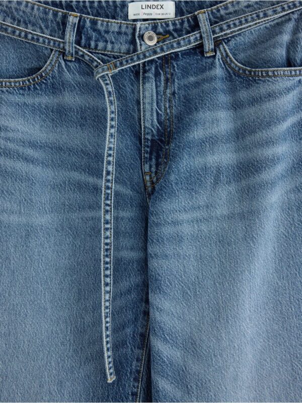 WIDE Peggy  jeans with mid waist - 3006407-791