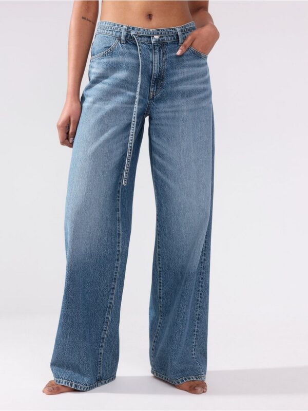 WIDE Peggy  jeans with mid waist - 3006407-791