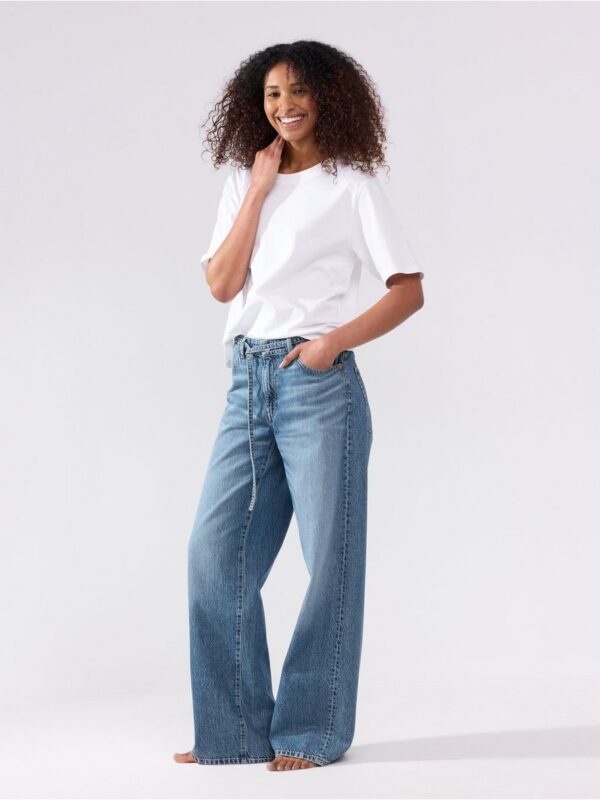 WIDE Peggy  jeans with mid waist - 3006407-791