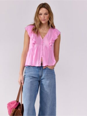 Short-sleeved blouse - 3006409-6665