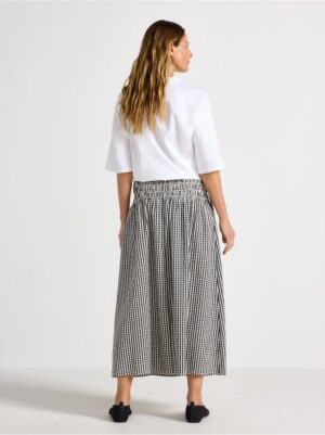 Midi skirt in seersucker - 3006625-1230
