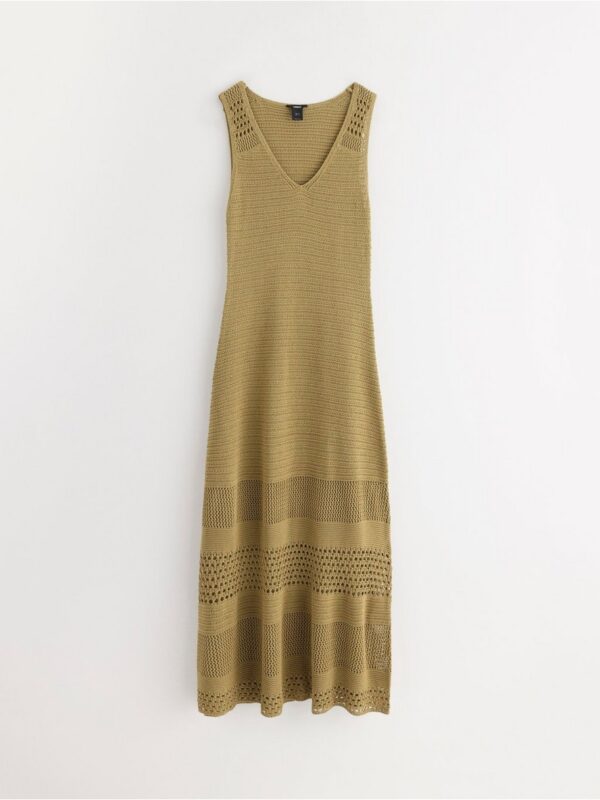 Pattern-knit maxi dress - 3006627-7780