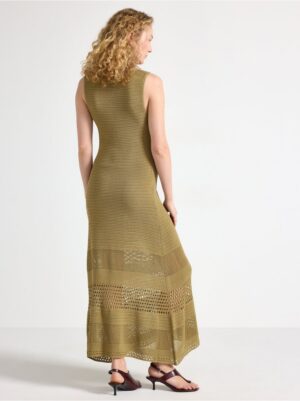 Pattern-knit maxi dress - 3006627-7780