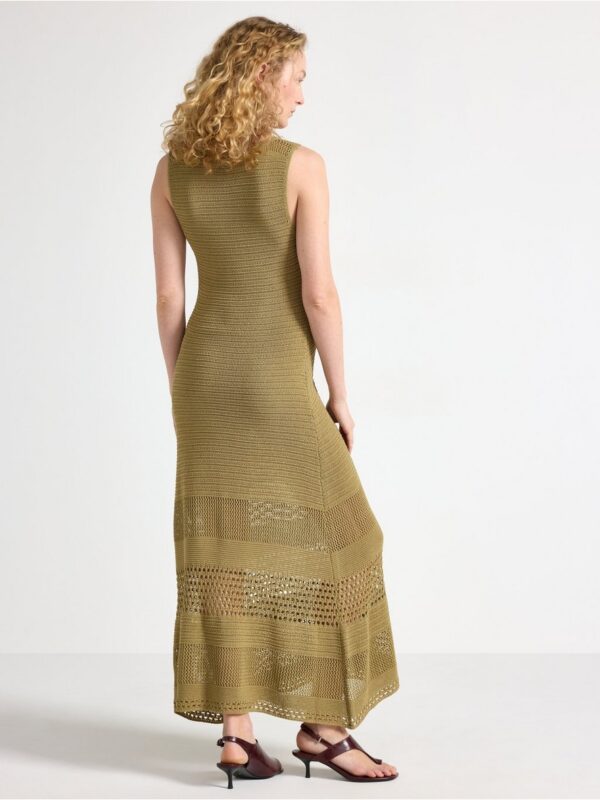 Pattern-knit maxi dress - 3006627-7780