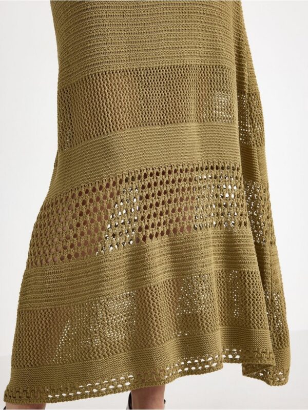 Pattern-knit maxi dress - 3006627-7780