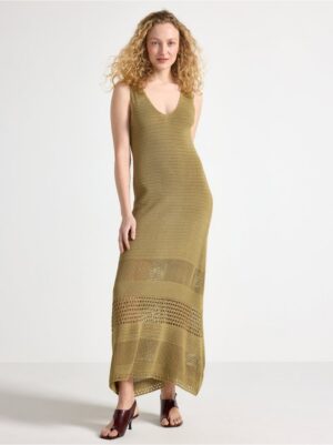 Pattern-knit maxi dress - 3006627-7780