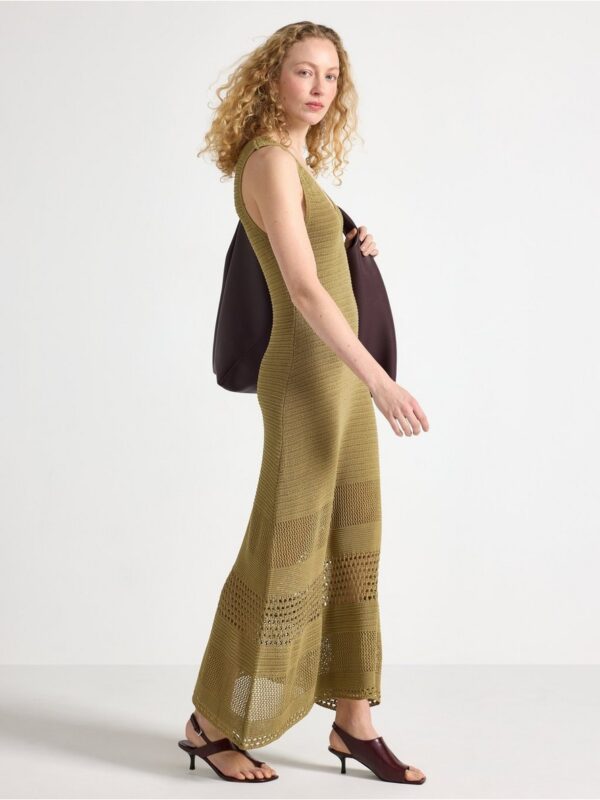Pattern-knit maxi dress - 3006627-7780