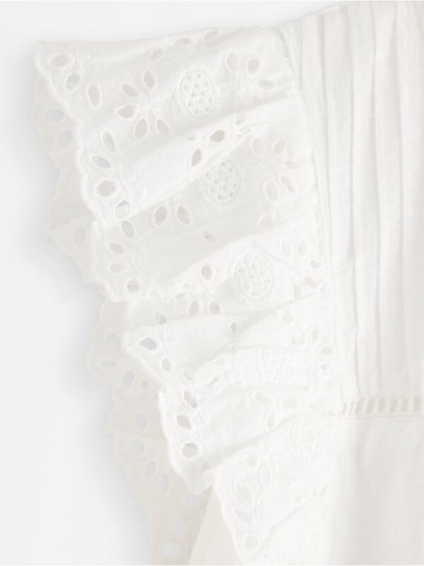Top with broderie anglaise - 3006633-300