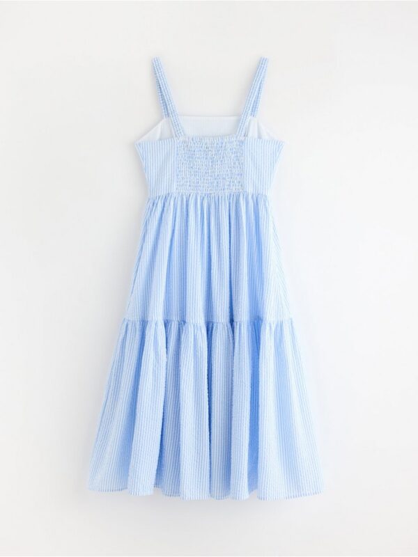Midi dress in seersucker - 3006641-9614