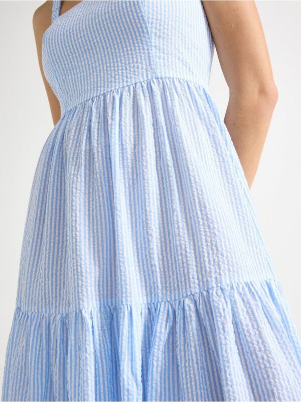 Midi dress in seersucker - 3006641-9614