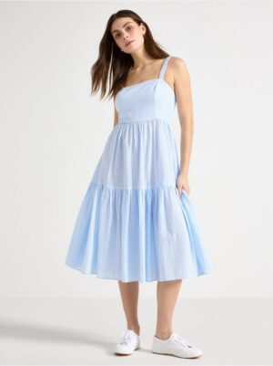 Midi dress in seersucker - 3006641-9614