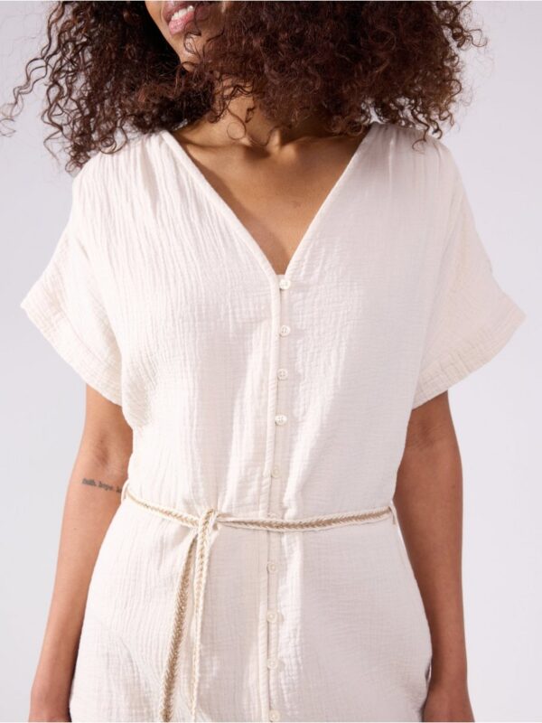 Crinkled midi dress - 3006697-7403