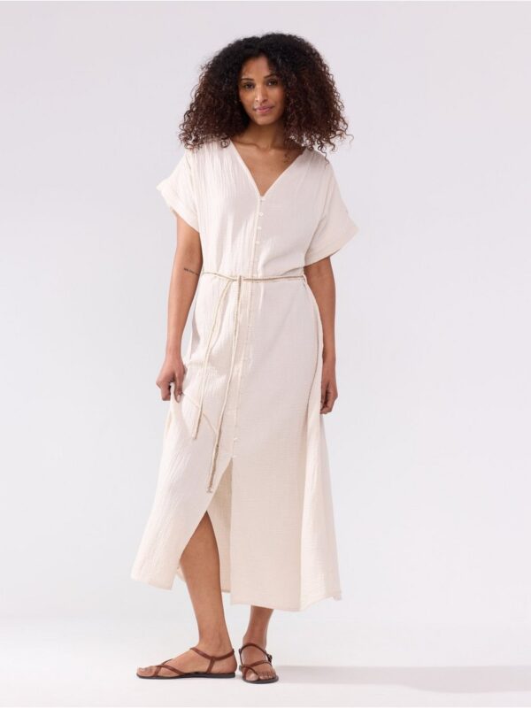 Crinkled midi dress - 3006697-7403