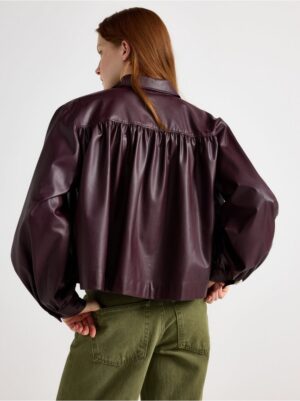 Jacket in imitation leather - 3006789-8704