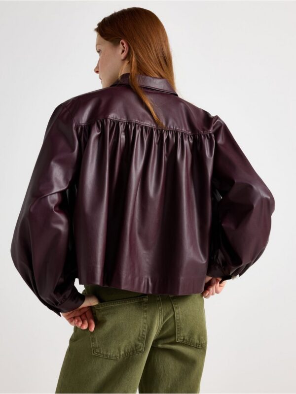 Jacket in imitation leather - 3006789-8704