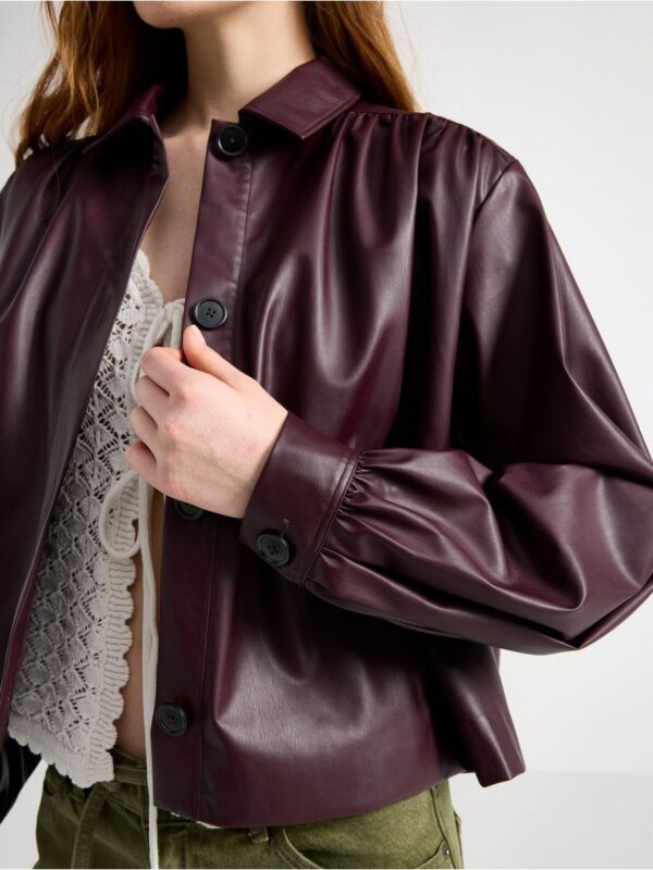 Jacket in imitation leather - 3006789-8704