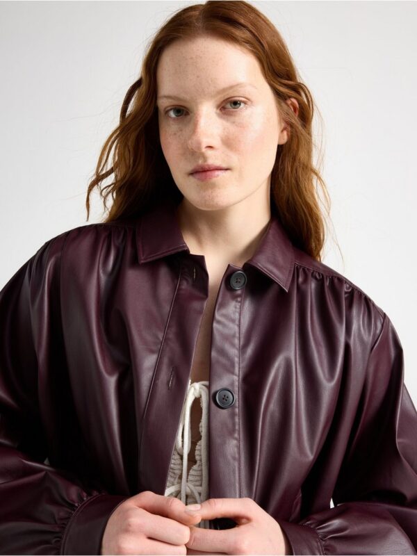 Jacket in imitation leather - 3006789-8704