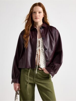 Jacket in imitation leather - 3006789-8704