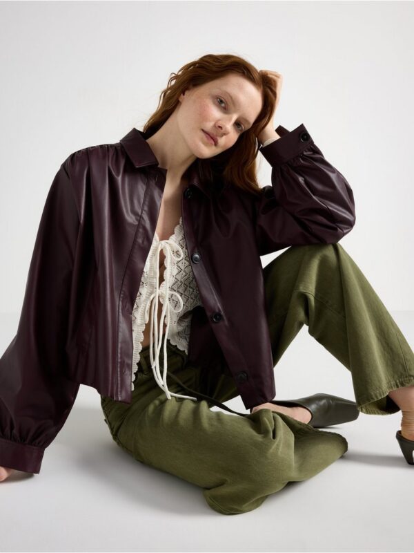 Jacket in imitation leather - 3006789-8704