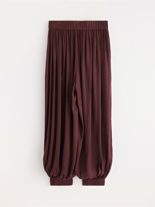 Trousers in satin - 3006831-6983