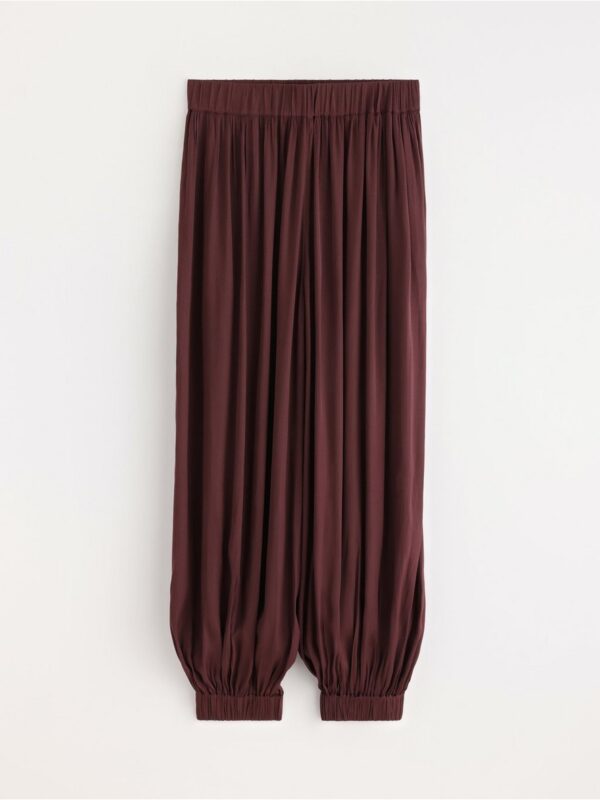 Trousers in satin - 3006831-6983
