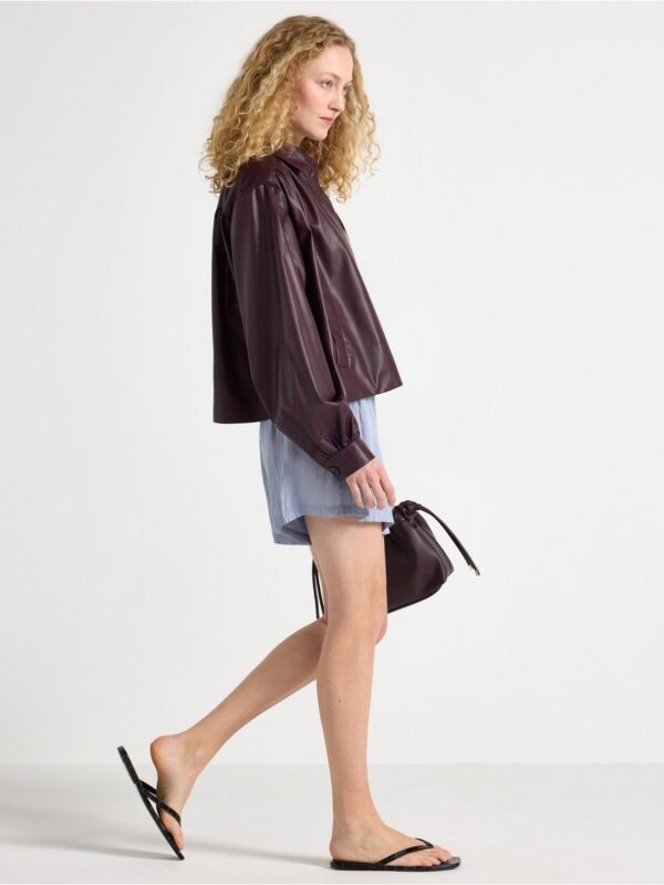 Crinkled shorts - 3006842-8002