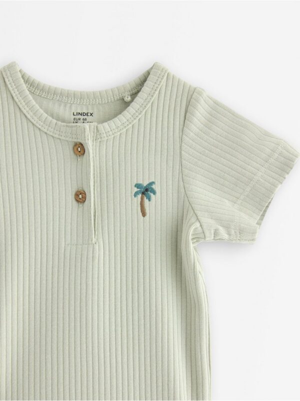 Ribbed bodysuit - 3006981-8884