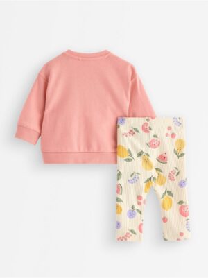 Set - sweatshirt and leggings - 3007002-7550