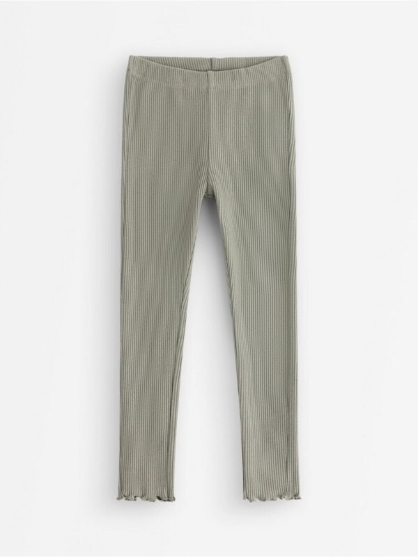 Ribbed leggings - 3007007-3478