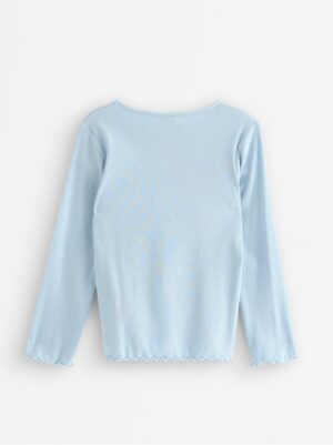 Long-sleeved ribbed top - 3007011-6584