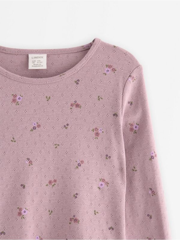 Top in pointelle - 3007013-8121