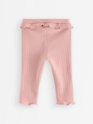 Leggings with frill - 3007043-7351
