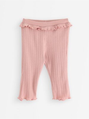 Leggings with frill - 3007043-7351